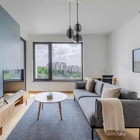 Blueground 9 Balcony Free Parking Prg-46 Apartament