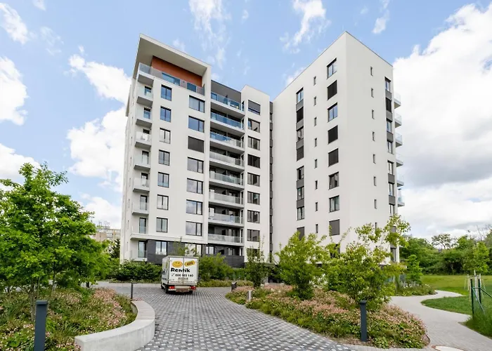 아파트 Blueground 9 Balcony Free Parking Prg-46