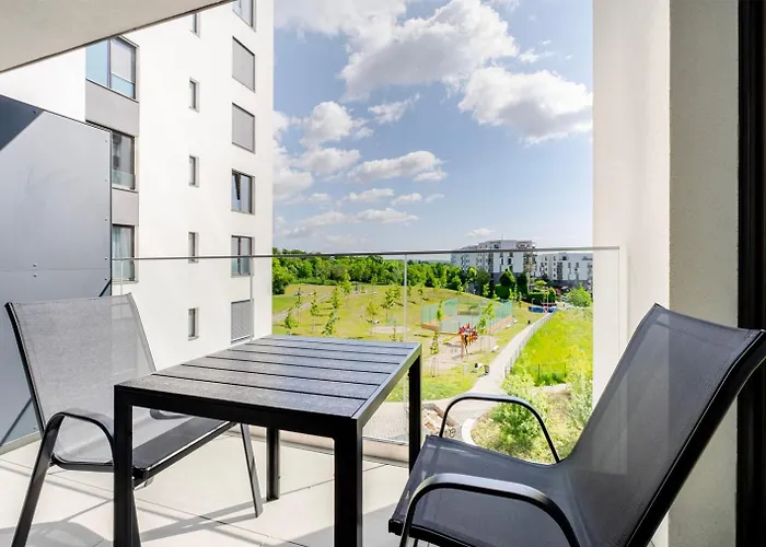 아파트 Blueground 9 Balcony Free Parking Prg-46 프라하